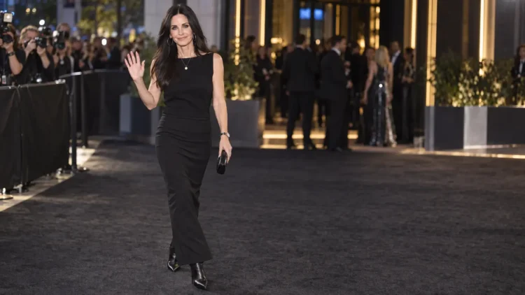 Courteney Cox attending the TIFF premiere of Evil Genius in September 2026