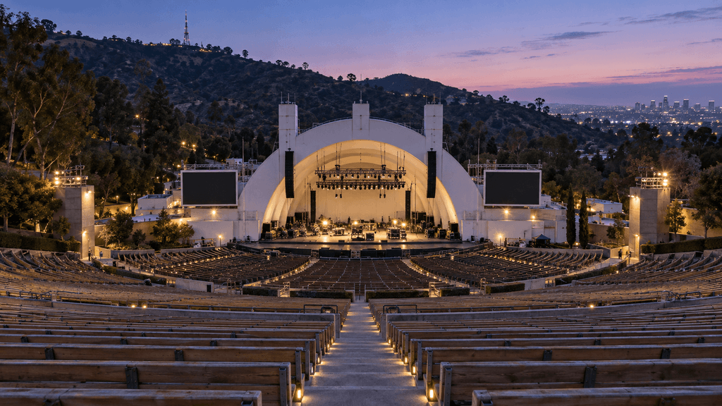Hollywood Bowl in Los Angeles ahead of Miley Cyrus’s October concerts