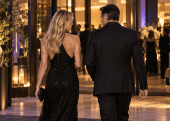 Jennifer Aniston and boyfriend Jim Curtis attending ELLE’s Women in Hollywood event