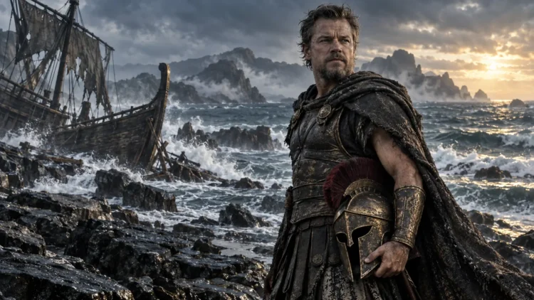 Matt Damon as Odysseus in Christopher Nolan’s The Odyssey