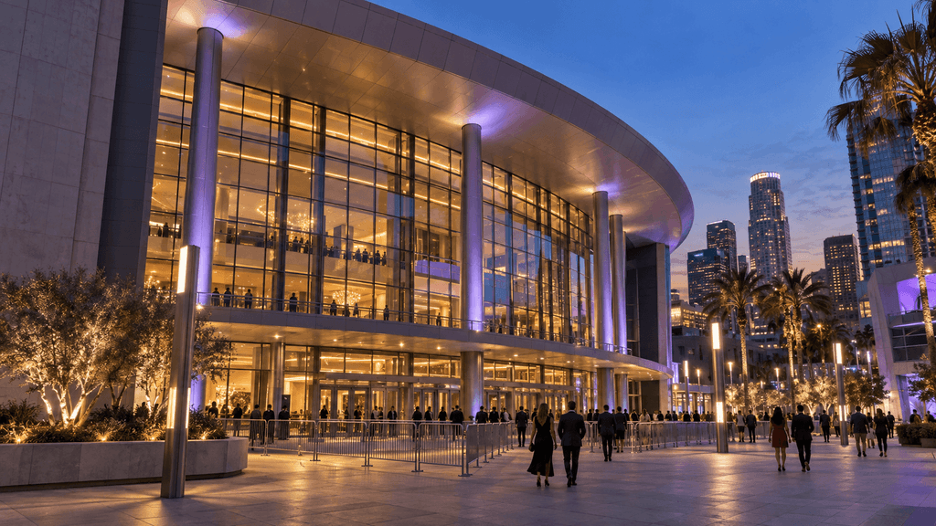 Peacock Theater in Los Angeles ahead of the 2026 MTV VMAs