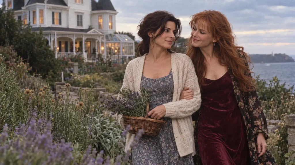 Sandra Bullock and Nicole Kidman in the original 1998 Practical Magic film