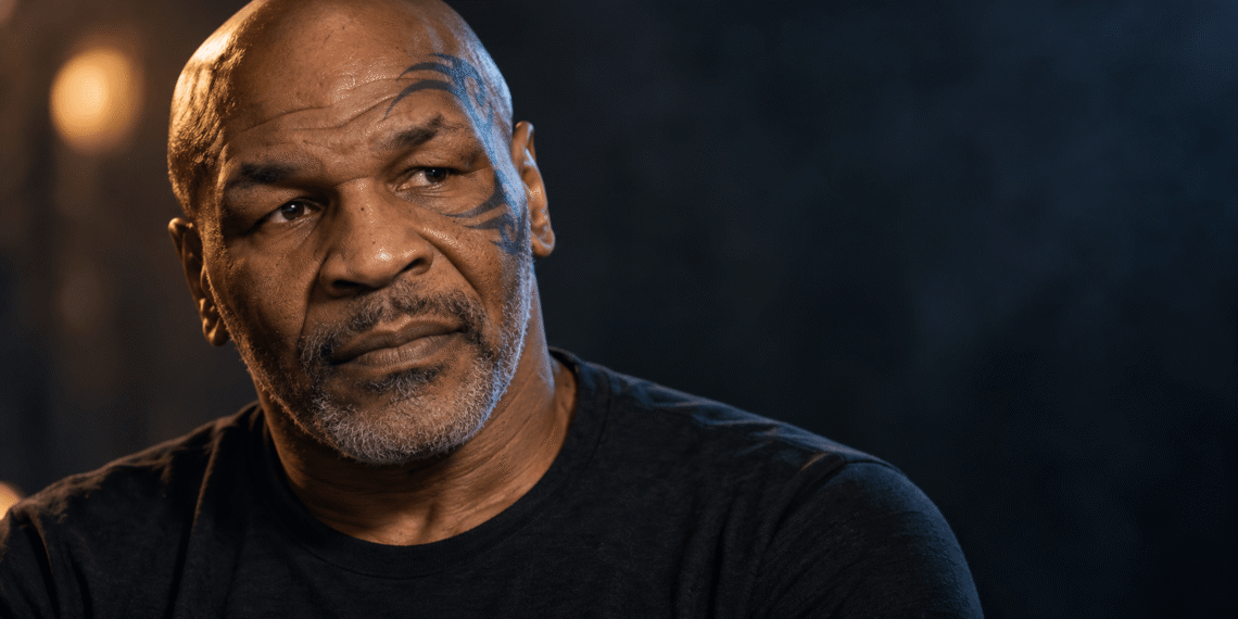 Mike Tyson speaking during an interview for the Netflix documentary TYSON